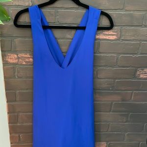 Lulus royal blue flowy dress size small